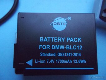 Panasonic, Leica - rychlonabíječka a 2ks baterií 1700mA - 2