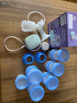 Philips avent odsávačka mateřského mléka + zásobníky - 2