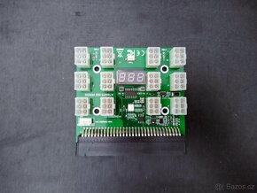 1x PCI-E Breakout board adaptér 12 PCI-E slotů - 2
