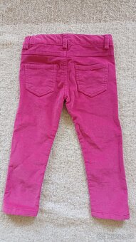 NOVÉ dívčí manšestráky vel. 86/92 - 2