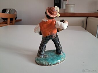 Starožitná soška harmonikář (Ditmar Urbauch) - 2