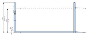 Parkovací zvedák EE-6445P SLEVA - 2