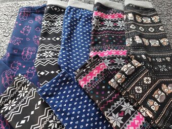 5x vyteplené legíny - 2