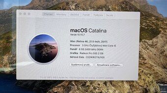 iMac Retina 4K s úhlopříčkou 21,5 - 2