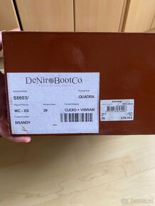 Hnědé vysoké jezdecké boty Deniro - 2