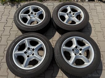4x al kola 5x120 17 + pneu letní 215/60 R17C - 2