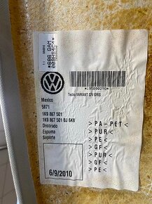 Stropnice panoromatické střešní okno VW Golf 6 kombi 2013 - 2