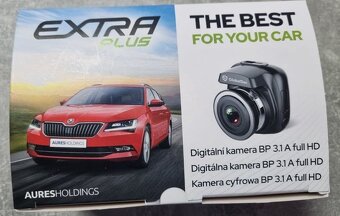 Nová autokamera full HD,LCD displej,nepřetržité nahrávání - 2