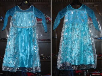 Kostým- šaty - Elsa - princezna - Frozen - ledové království - 2