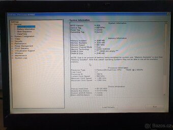 Dell M4400 na díly. - 2