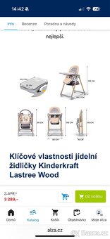 Polohovací židle Kinderkraft pro dvojčata - 2