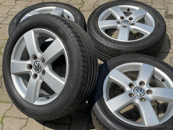 Alu kola 5x112 original Volkswagen 205/55 R16 Dunlop - 2