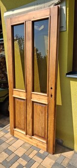 Dveře masivní interiérové 80cm pravé - 2