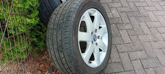 Prodám ALU kola s pneu na Opel - 2