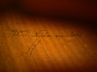 DIDIER L` AINE NICOLAS ~18001810 - Velmi staré housle - 2