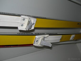 Běžky 210 cm TecnoPro dobrý stav, zvrchu málo jeté. - 2