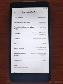 Prodám Xiaomi Redmi Note 4 - 3G/64G - Dual SIM - 2