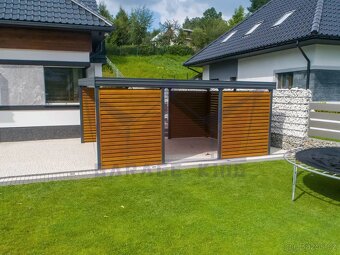 Carport 4x6, garážová stání, přístřešek pro auto - 2