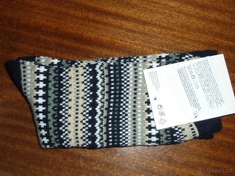 Nové-H&M-Pánské vlněné ponožky na zimu 43/45 - 2