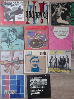 Gramofonové desky cca 70ks - 2