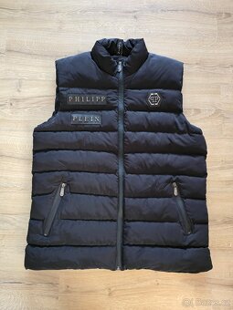 Philipp Plein černá vesta L/XL - 2