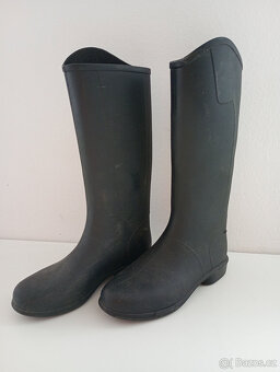 Prodám dětské (holínky) jezdecké boty velikost 35 - 2