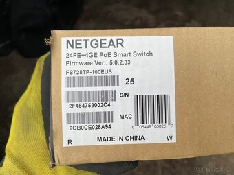 Síťový přepínač Netgear ProSafe FS728TP-100EUS. - 2