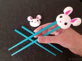Dětské jídelní hůlky pro začátečníky Pylones - dva páry - 2