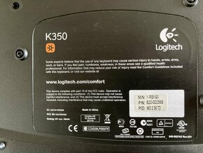 Logitech Wireless Keyboard K350 CZ - 2