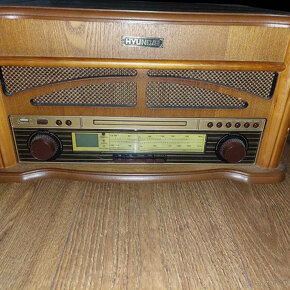 rádio HYUNDAI RTCC515RIP retro s gramofónem - 2