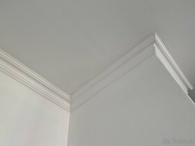 Bílé stropní polystyrenové lišty 20 m - 2