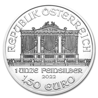 Stříbrná mince Wiener Filharmoniker 2022 - 2