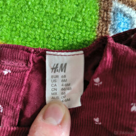 Šaty pro holčičku na vánoce H&M vel. 68 - 2