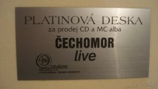 Platinová deska Čechomor live 2002 - 2