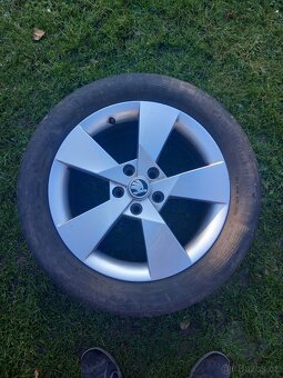 4x Al disk 7Jx17 ET 49 Ronal s letní Continental 225/50R17 - 2