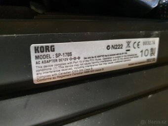 digitální piáno KORG + pedál +adaptér - 2