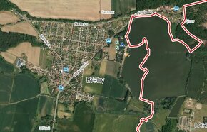 Pozemek vhodný ke stavění v obci Břehy okr Přelouč - 2