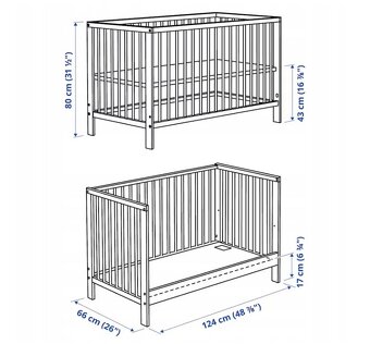 Dětská postýlka gulliver ikea - 2