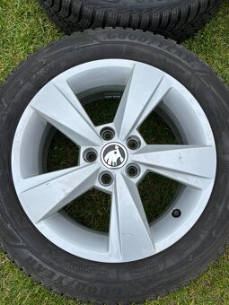 185/60 R15 ALU kola škoda zimní pneu - 2