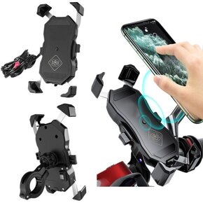 Držák telefonu na motorku s bezdrátovou nabíječkou R13W Wire - 2