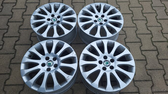 Orig. ALU disky Škoda 16" 5x100 Comet - Fabia 2, Roomster - 2