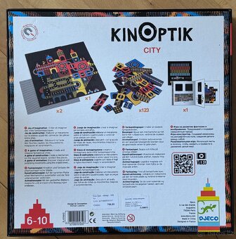 Magnetická skládačka s opt. klamem Kinoptik City - 2