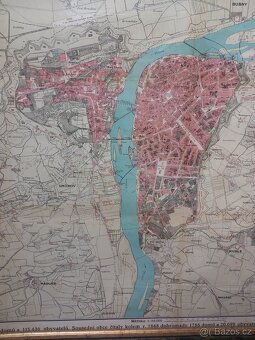 Mapa staré Prahy - 2