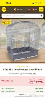 Klec pro ptáky, papoušky - 2