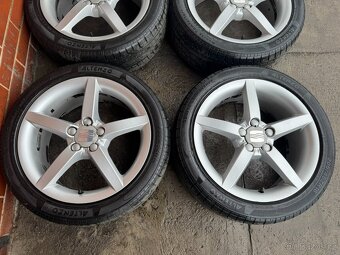 Alu 16" 5x100,orig. SEAT Sport  letní pneu 70% - 2