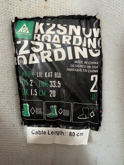 Dětské SNB boty K2 EU33,5 - 2