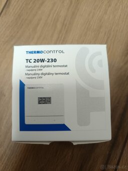 thermocontrol tc 20w-230 pokojový termostat - - 2