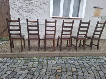 8x starší židle - 2