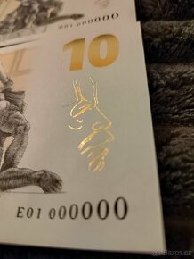 Nejvzácnější sada bankovek Havel 10 - SPECIMEN - 2