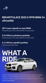 Prodám BMW X4 X3 30d, 1.majitel, 30 000km, záruka do 12/2026 - 2
